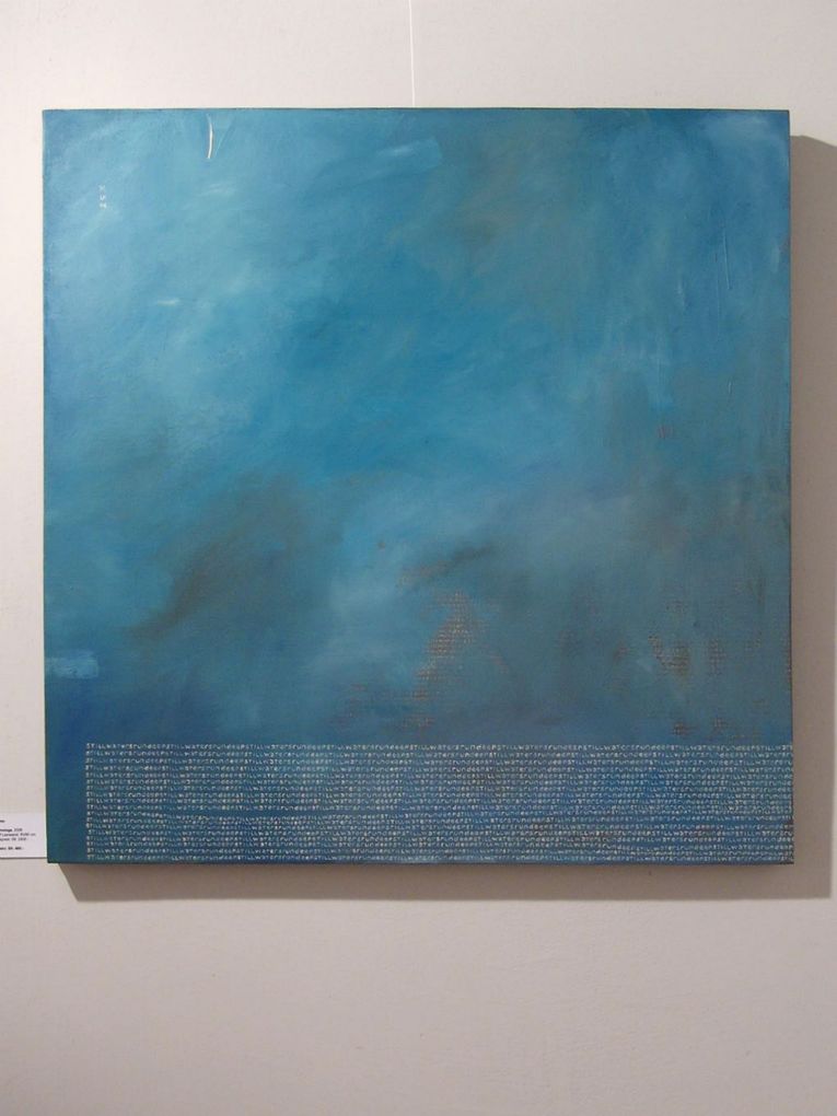 Urs Kamm: Deep runnings, 2006, Acryl auf Leinwand, 100 x 100cm