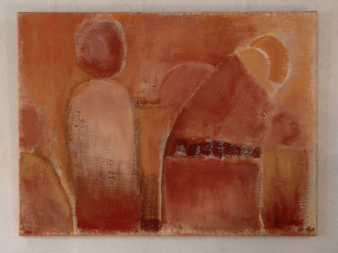 Roswitha Haupt: Grossmutter, 2011, Acryl auf Leinwand, 54 x 81 cm
