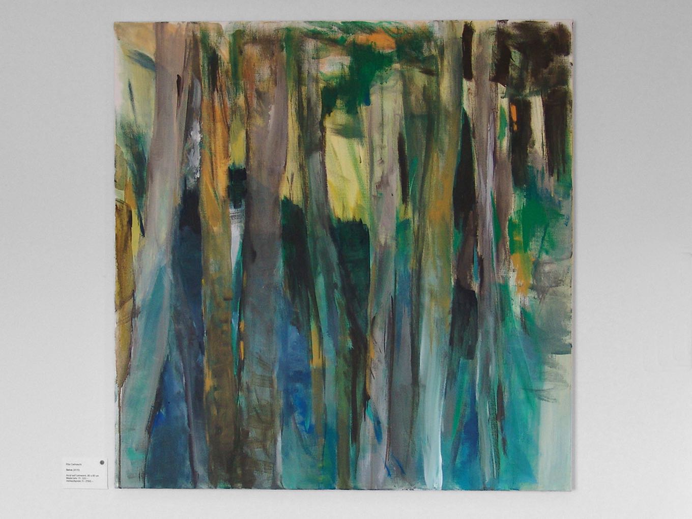 Rita Cedraschi: Selva, 2010, Acryl auf Leinwand, 80 x 80cm