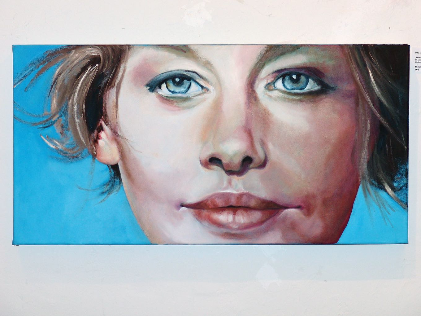 Inez van Deelen Sigg:  Binnenprettje, 2011, Öl auf Leinwand, 40 x 80cm