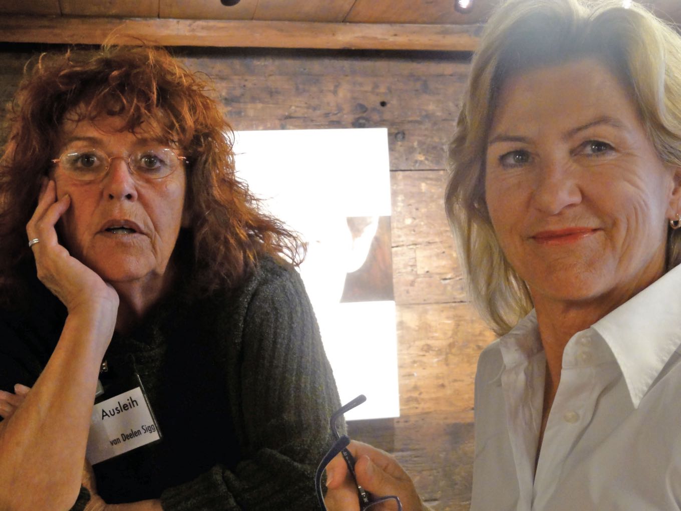 Inez van Deelen Sigg (l) mit Annemarie Graf (r)